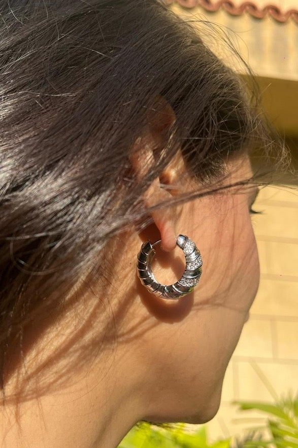 Sonia Silver Hoops