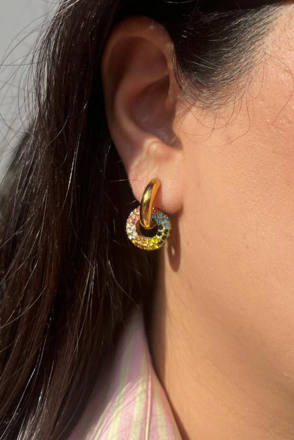 Roulette Rainbow Earrings