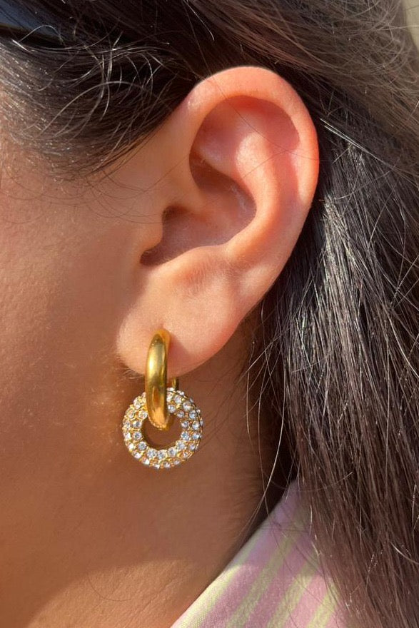 Roulette Gold Earrings