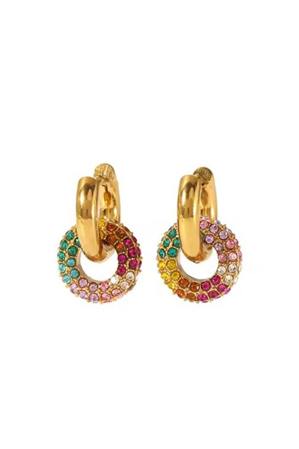 Roulette Rainbow Earrings