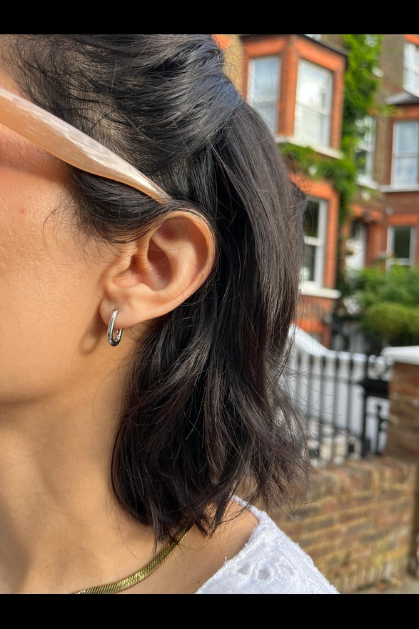 Fae Hoops Silver Mini