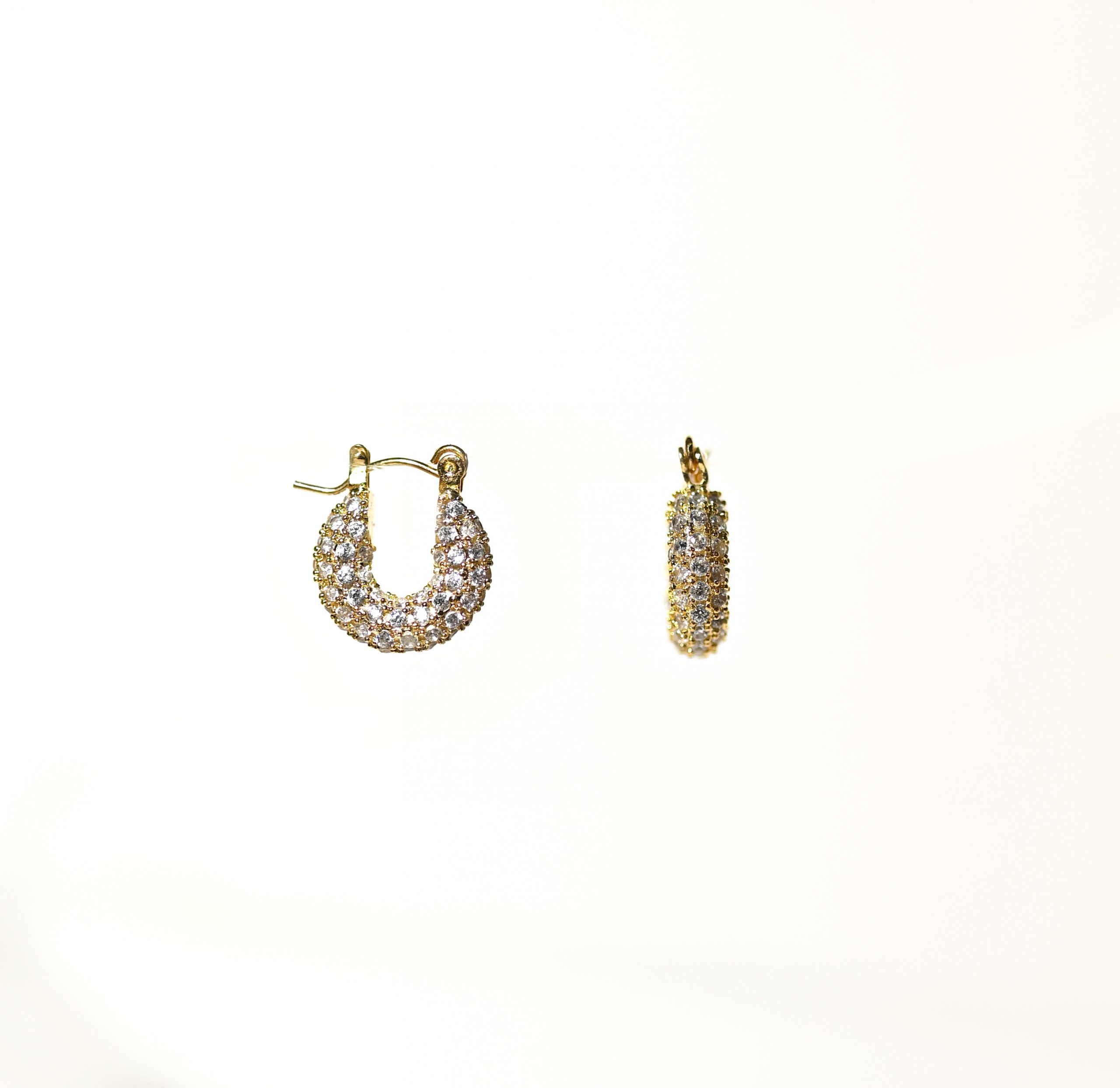 Celine Gold Mini Hoops