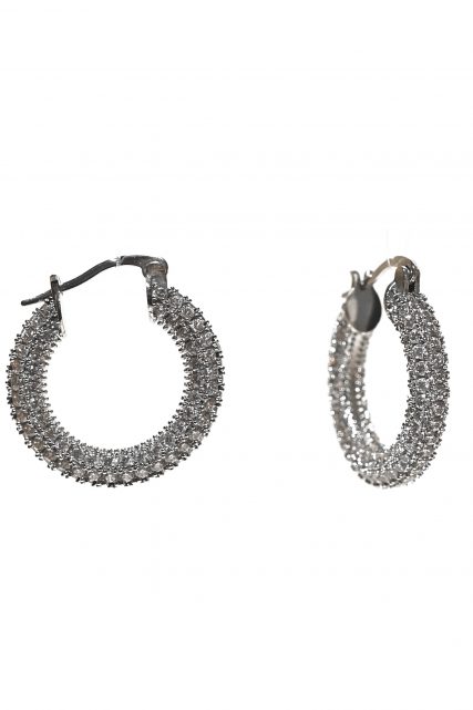 Celine Silver Hoops