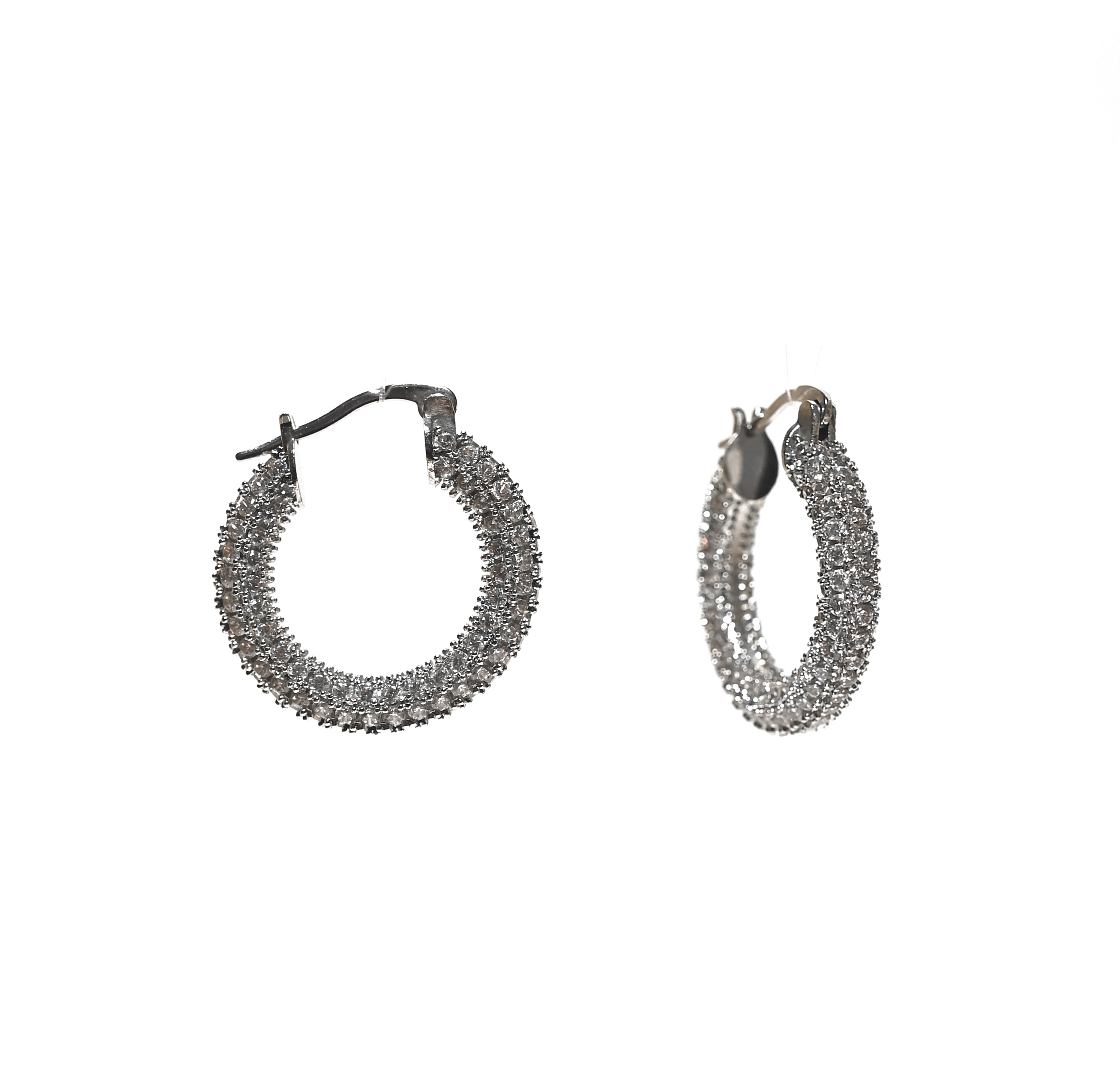 Celine Silver Hoops