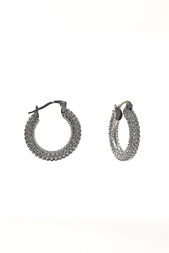 Celine Silver Hoops