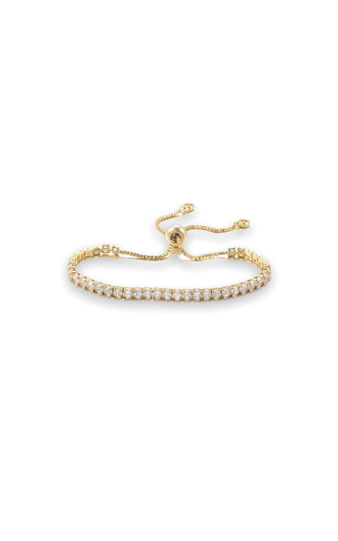 Jemma Tennis Bracelet Gold