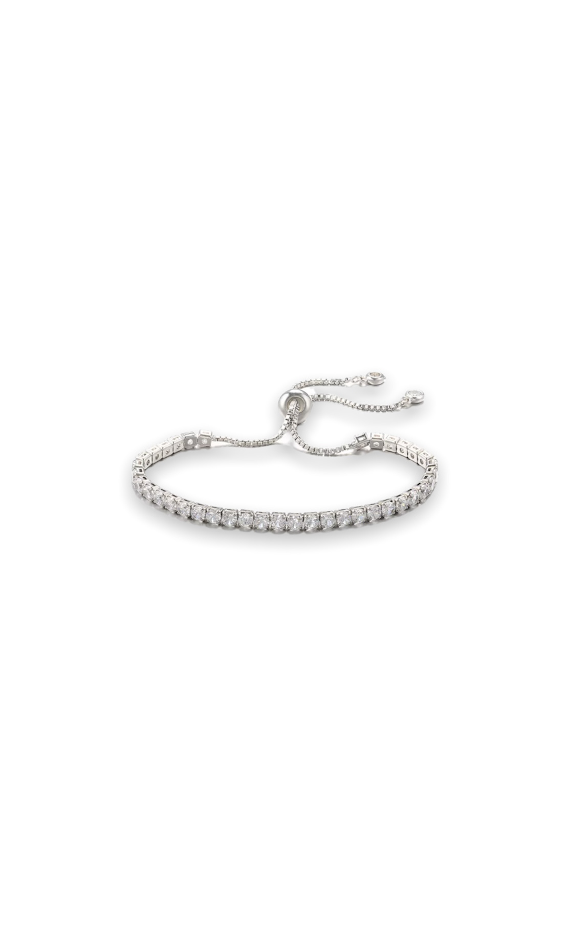 Jemma Tennis Bracelet Silver