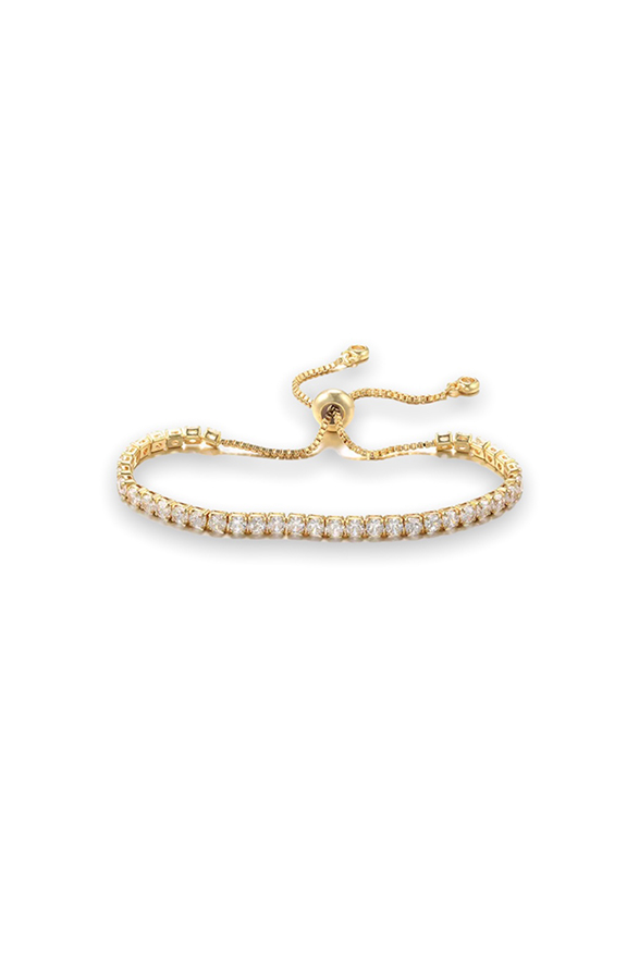 Jemma Tennis Bracelet Gold