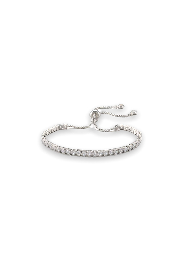 Jemma Tennis Bracelet Silver