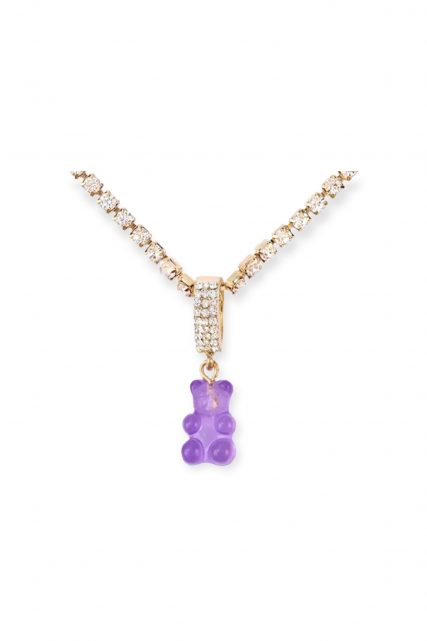Purple Gummy Bear Pendant