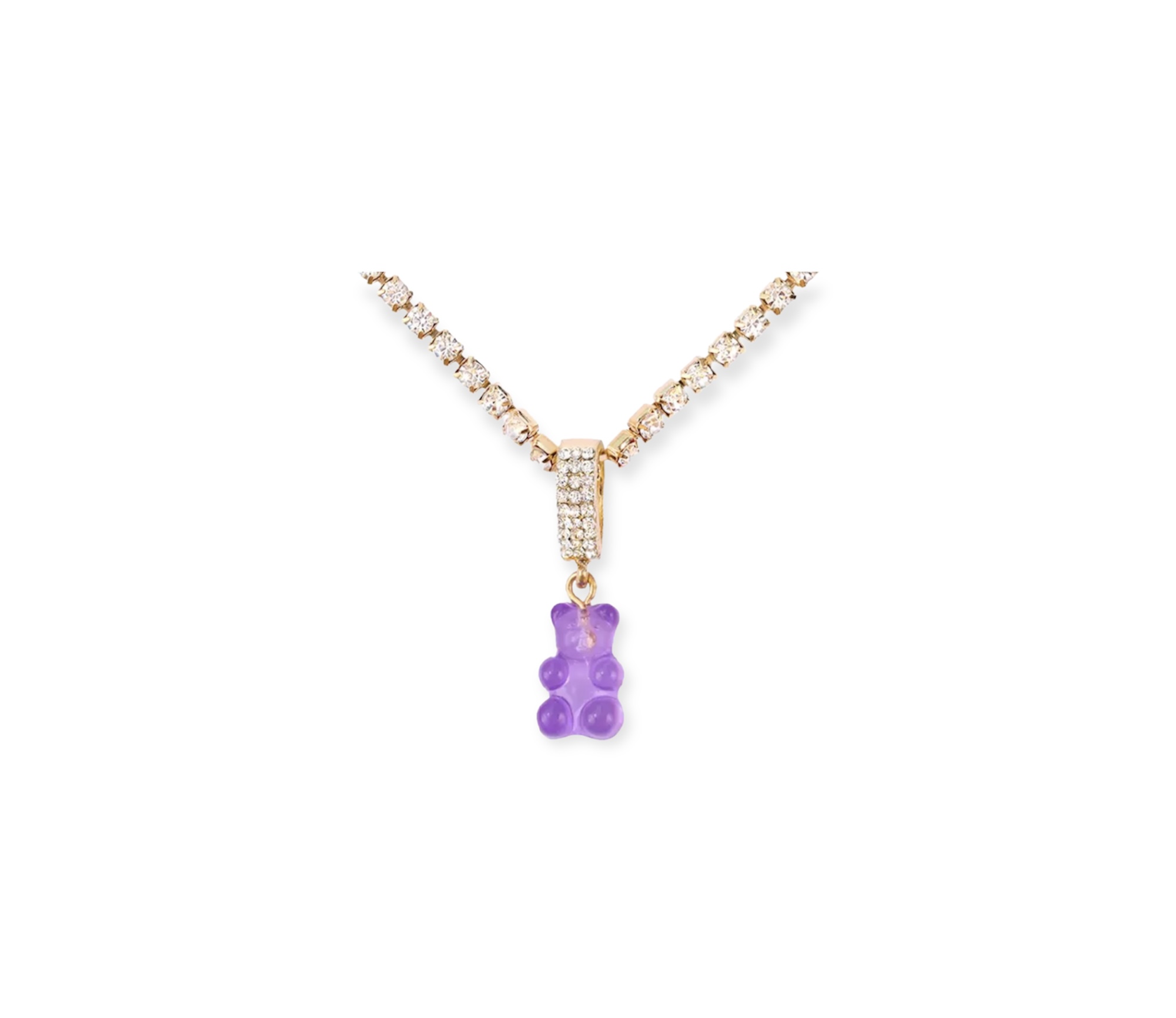 Purple Gummy Bear Pendant