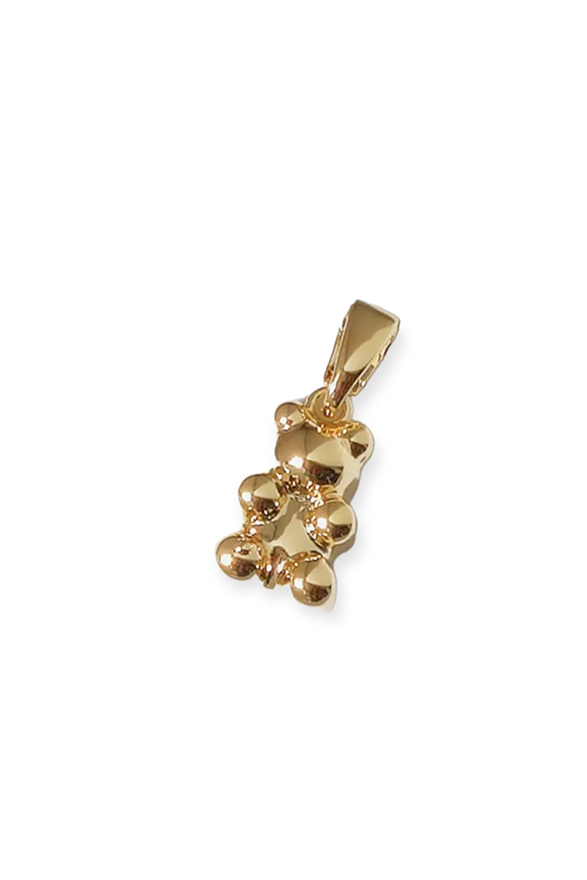 Gold Gummy Bear Pendant