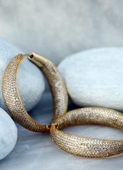 Gwen Gold Hoops