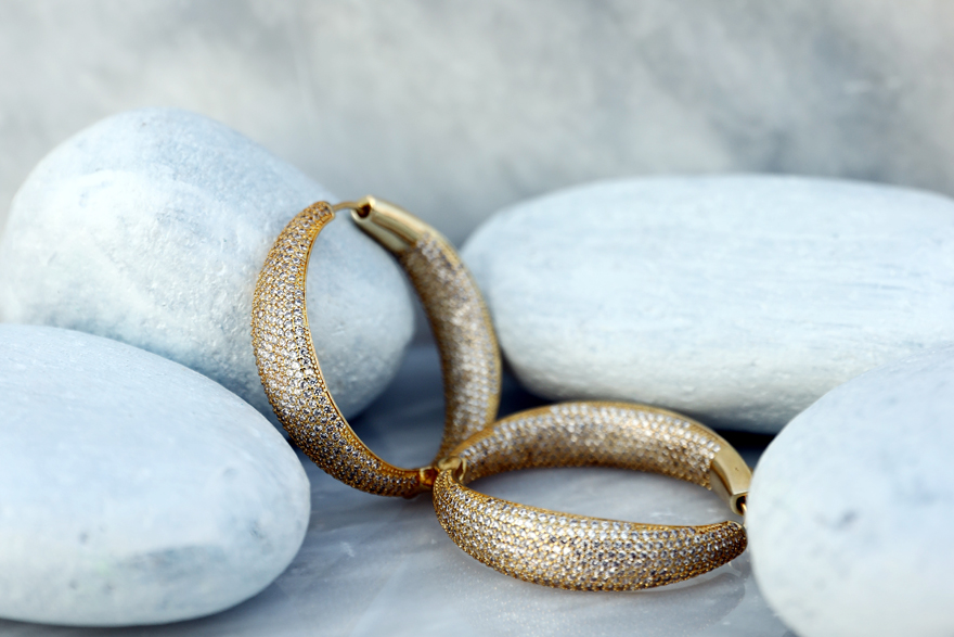 Gwen Gold Hoops