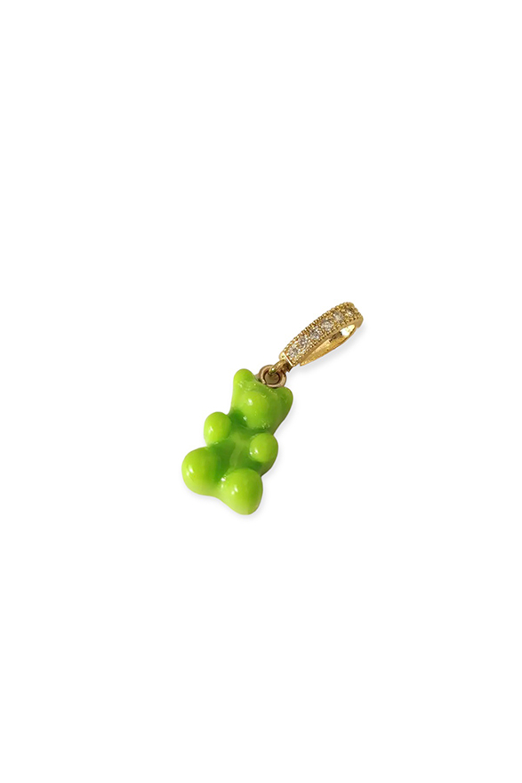 Apple Green Gummy Bear Pendant