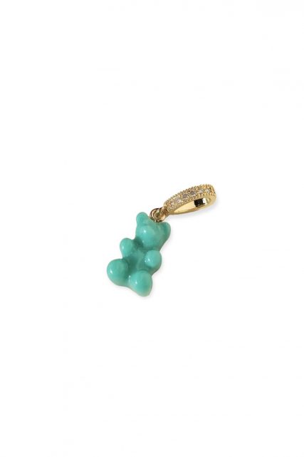 Aqua Gummy Bear Pendant