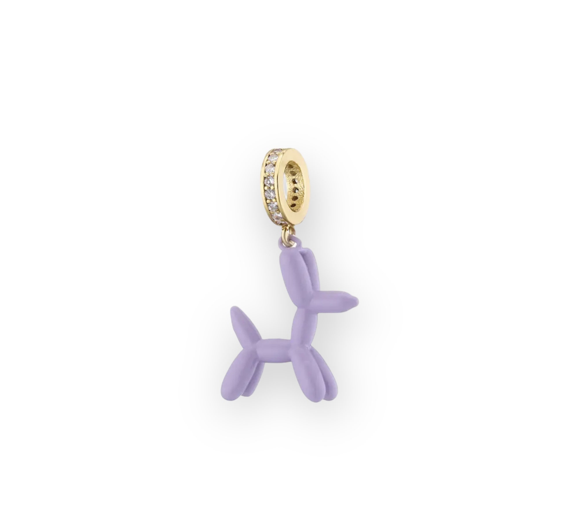 Purple Balloon Dog Pendant