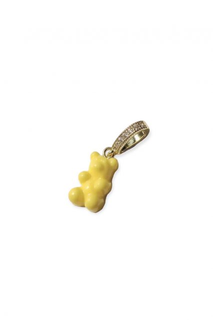 Lemon Yellow Gummy Bear Pendant
