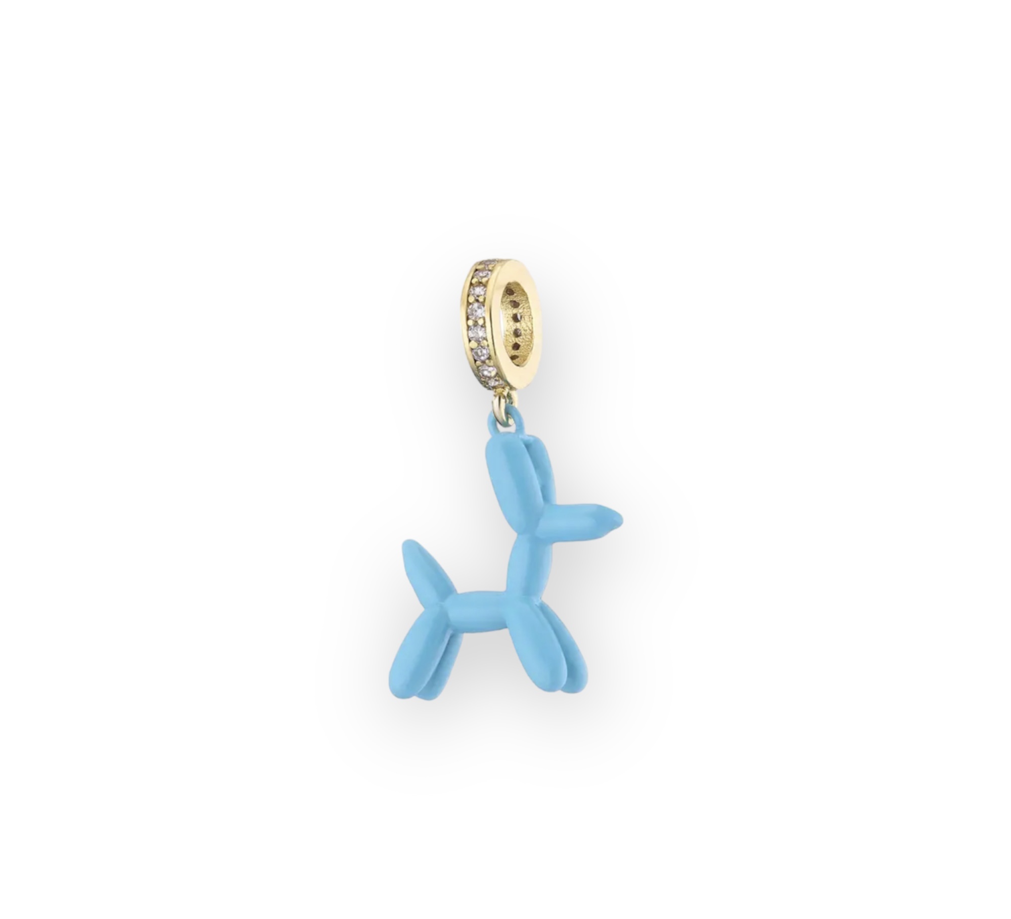 Blue Balloon Dog Pendant