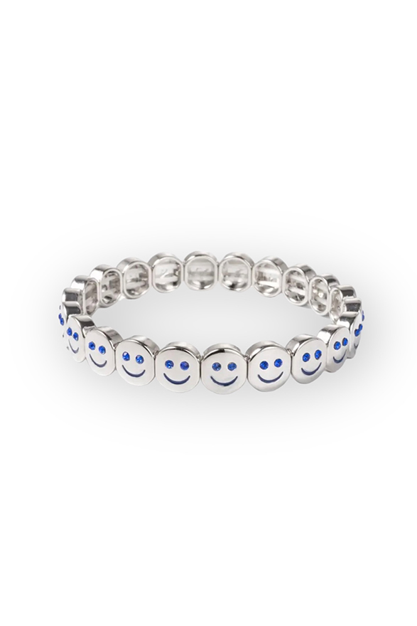 Classic All Smiles Silver Bracelet