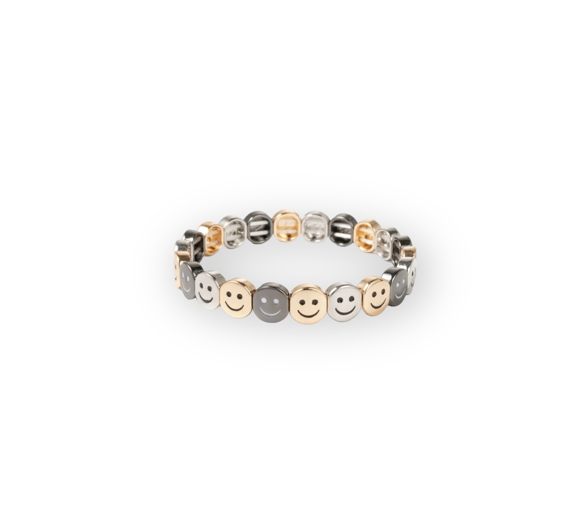 Classic All Smiles Mixed Metal Bracelet