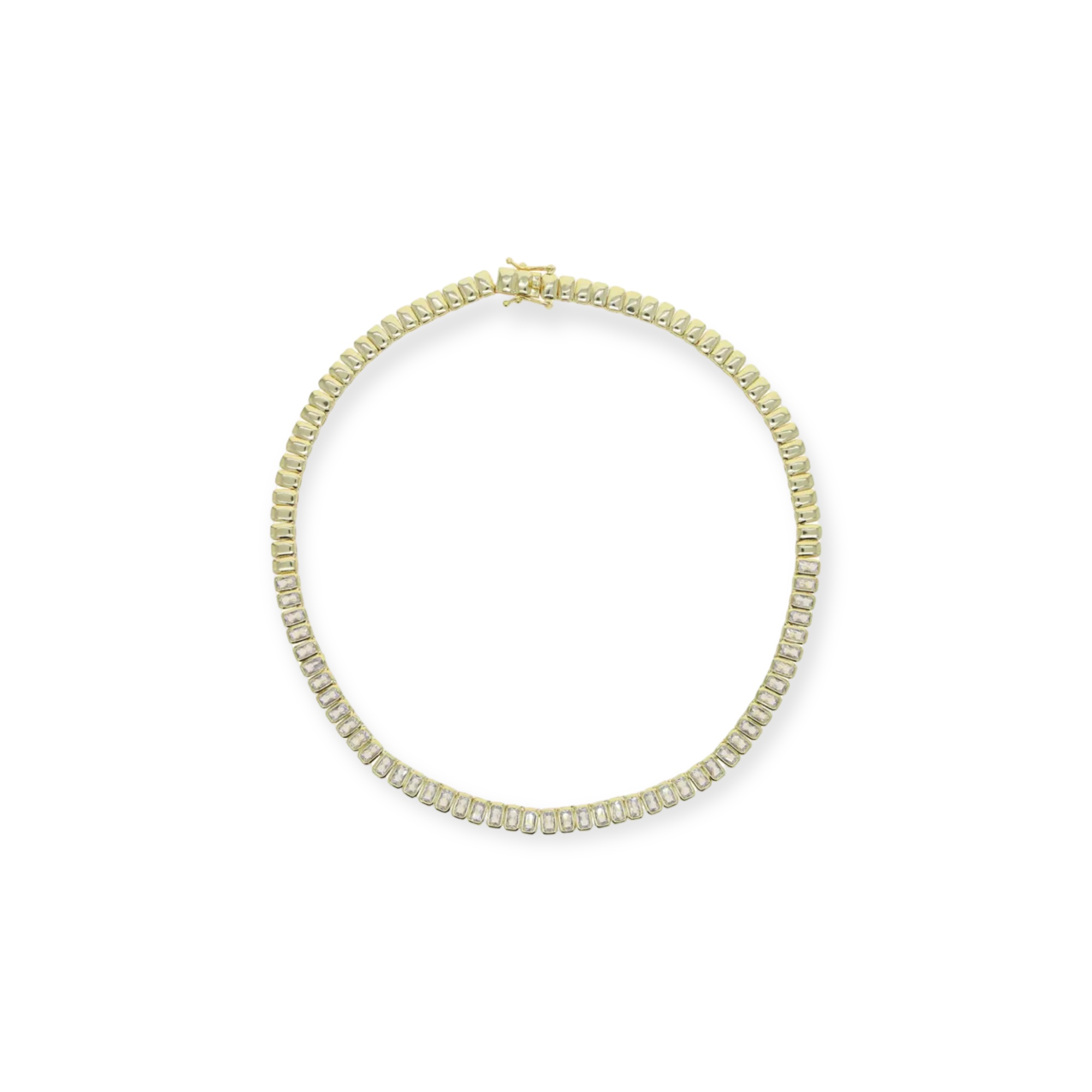 Jade Necklace Gold