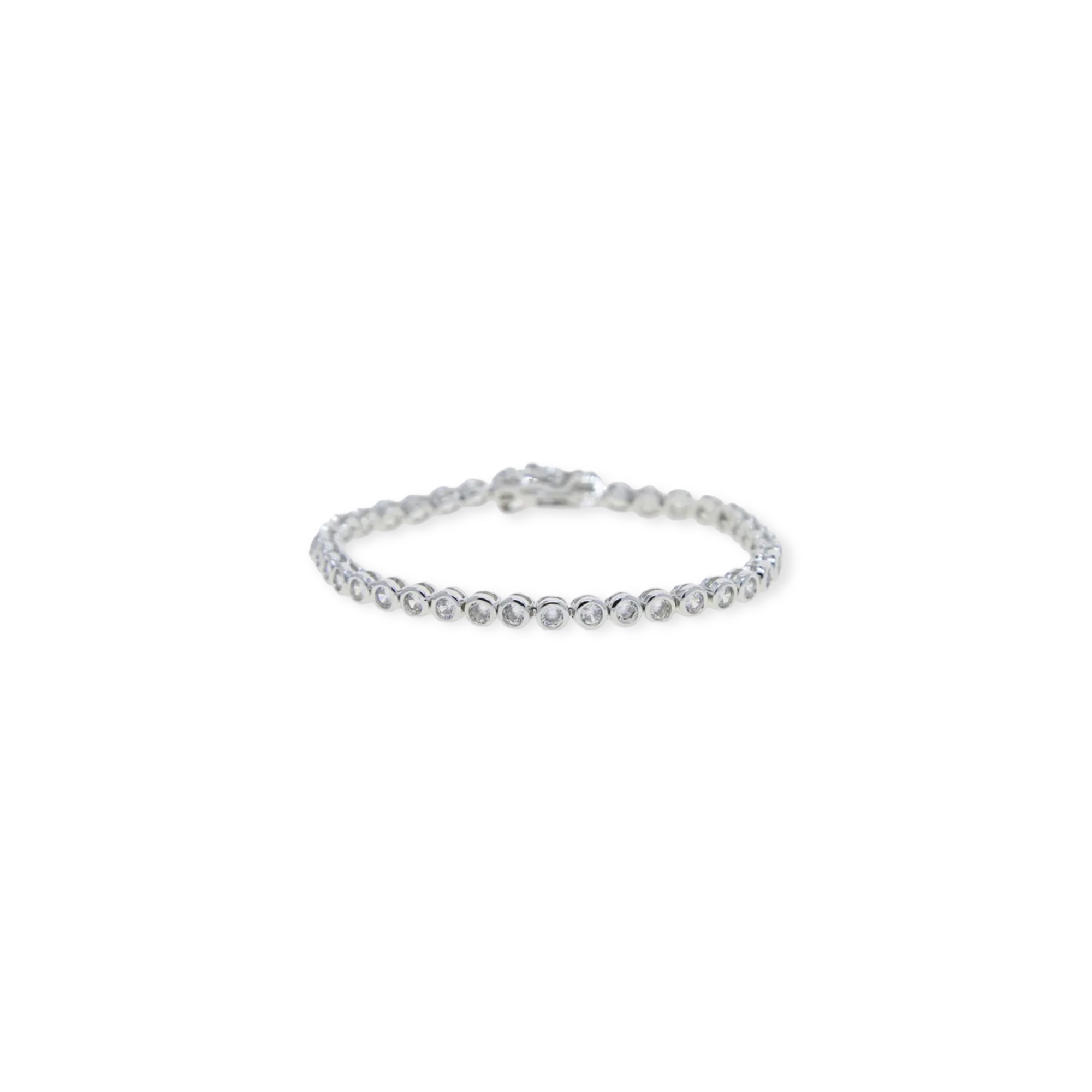 Reese Tennis Bracelet Silver