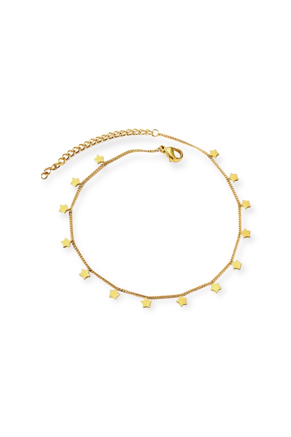 Starry Night Anklet Gold