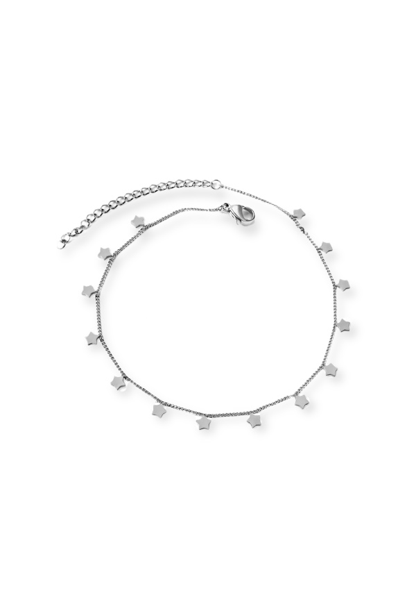Starry Night Anklet Silver