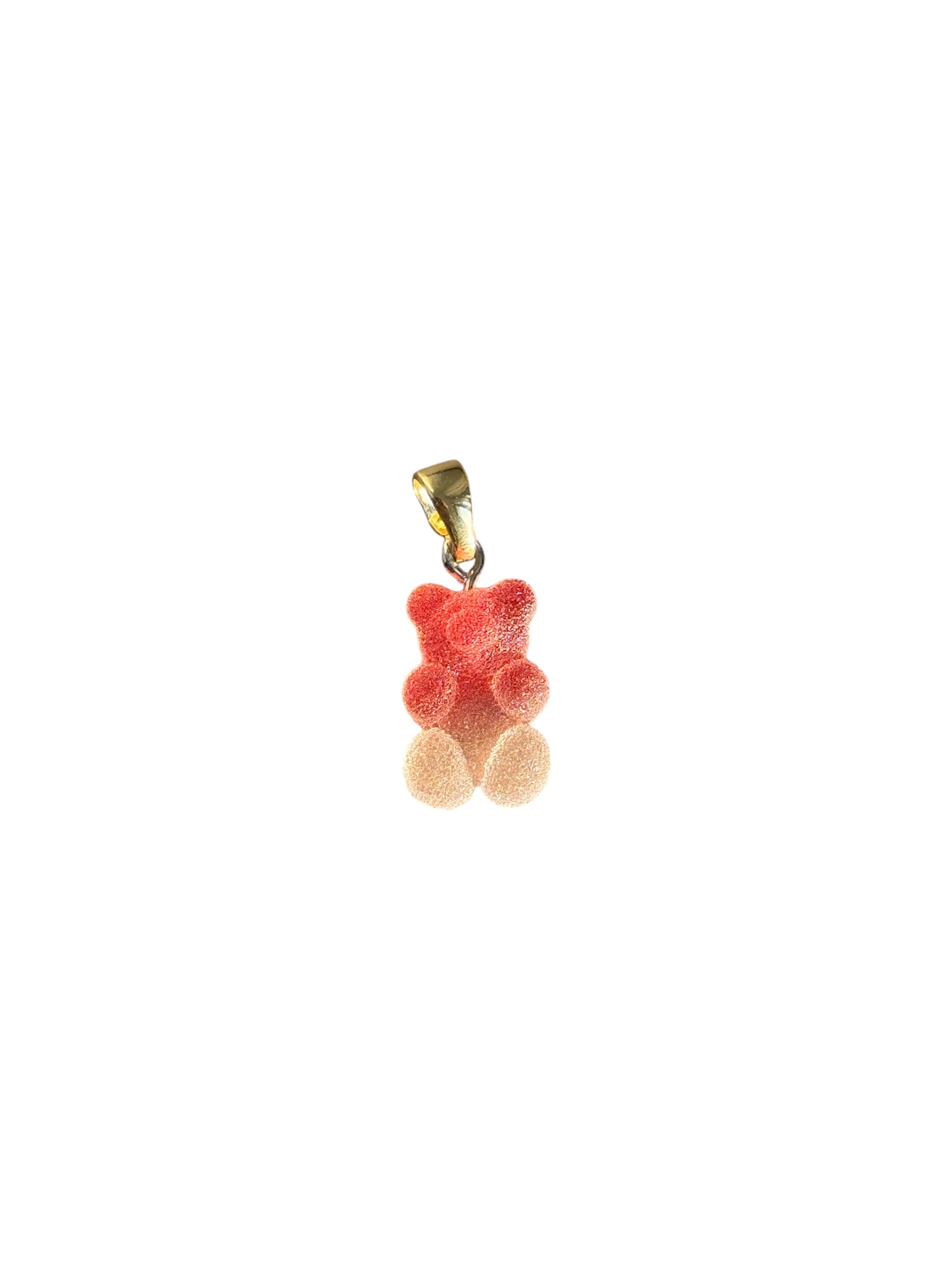 Red and Orange Sugar Bear Pendant