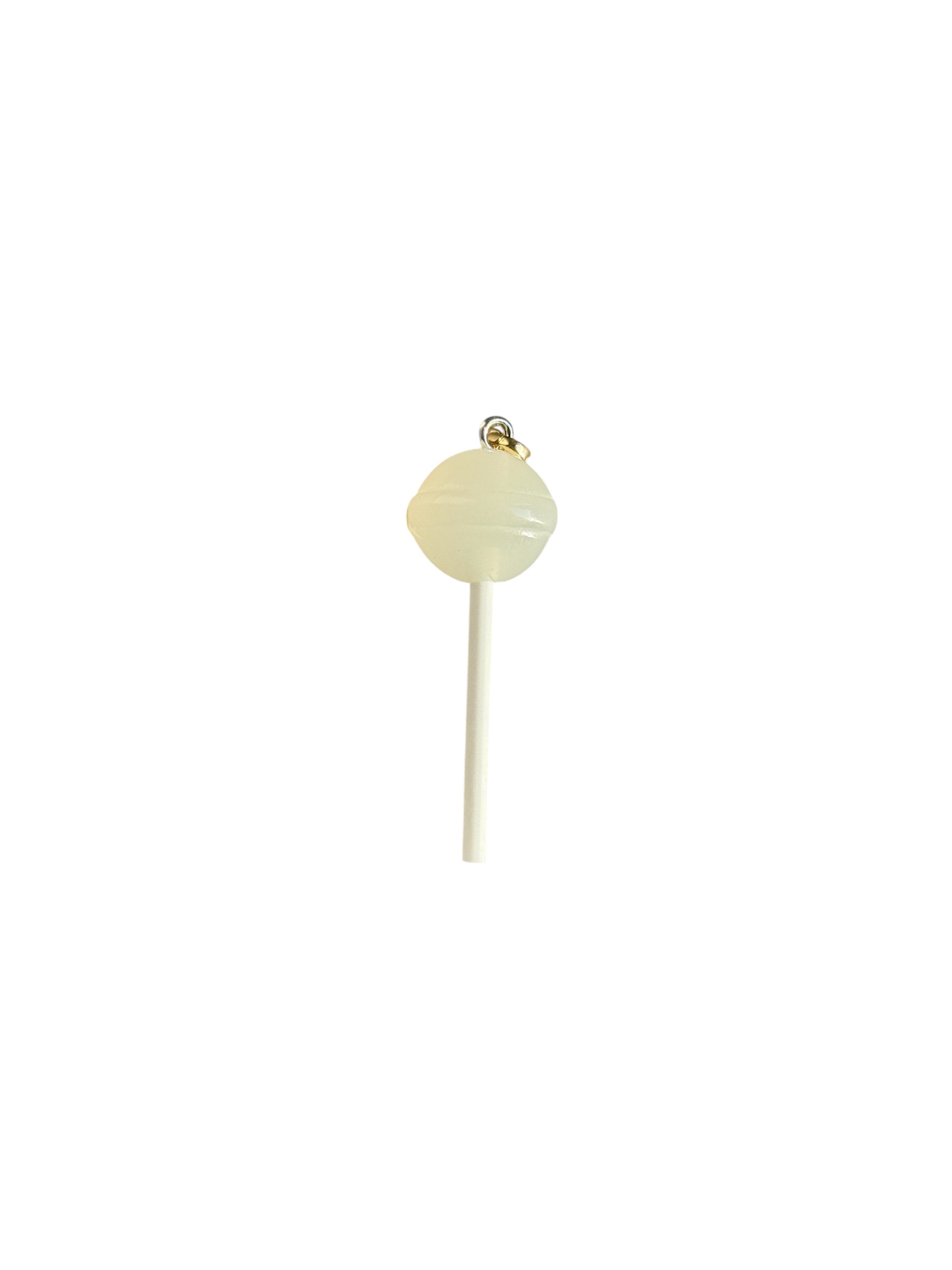 White Lollipop Pendant
