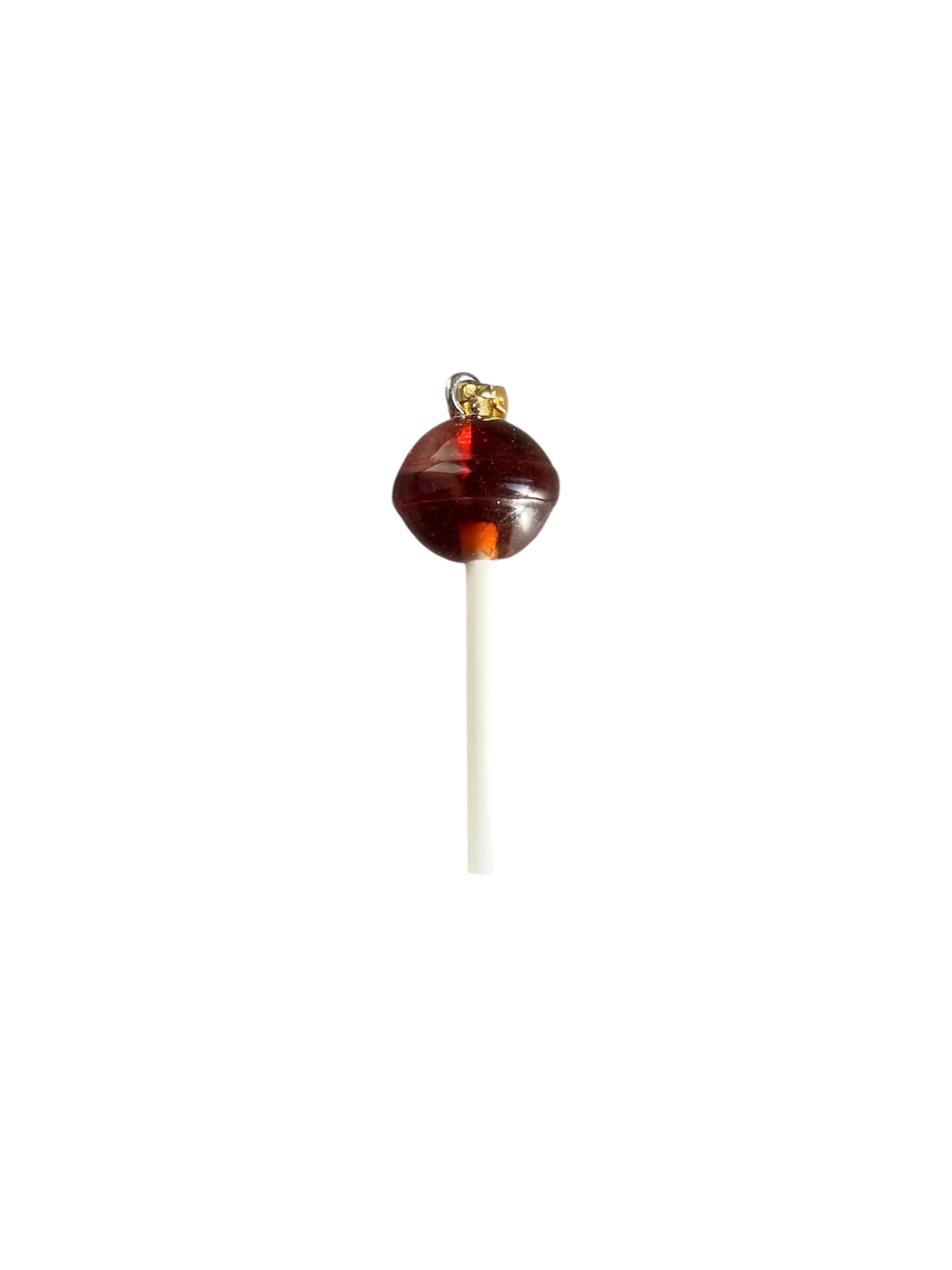 Brown Lollipop Pendant