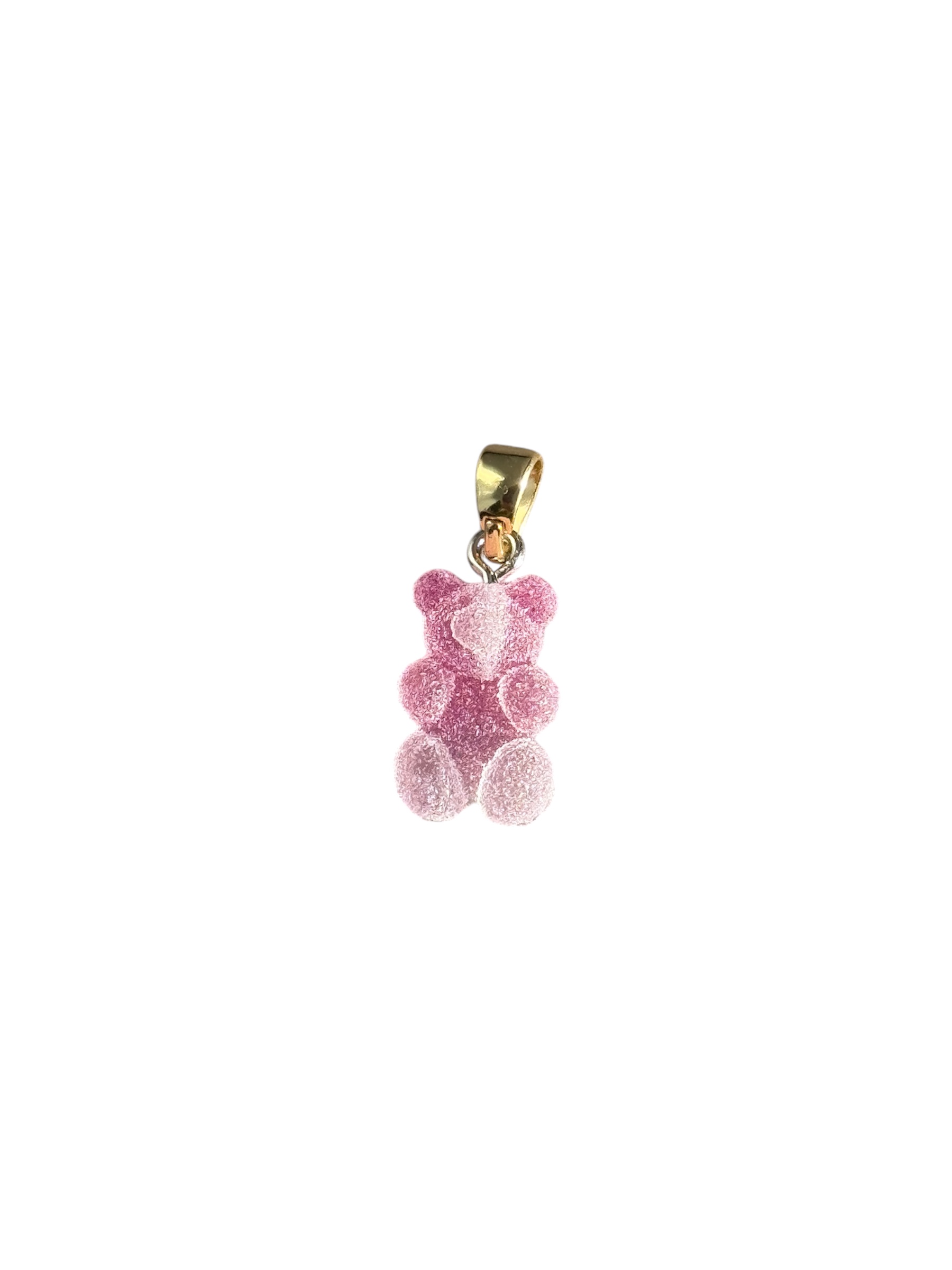 Purple and Pink Sugar Bear Pendant