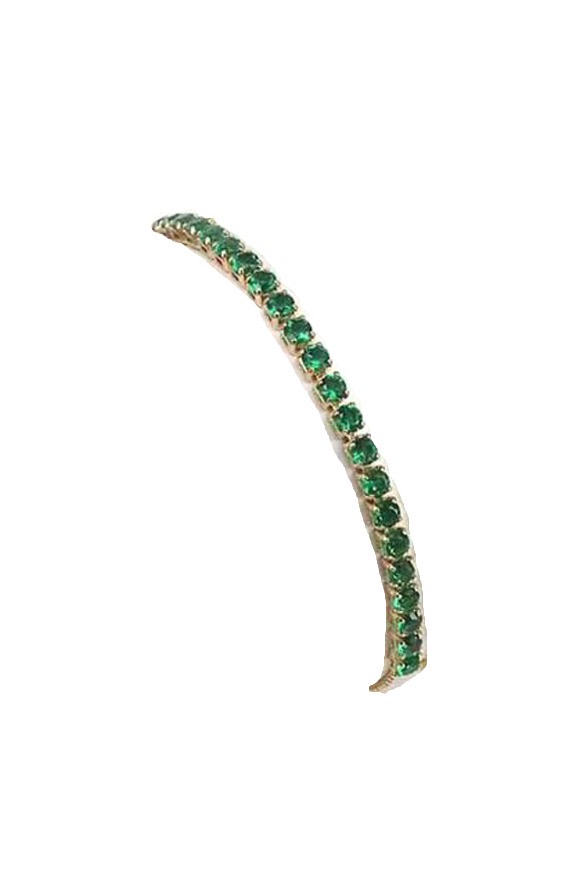 Jemma Tennis Bracelet Green
